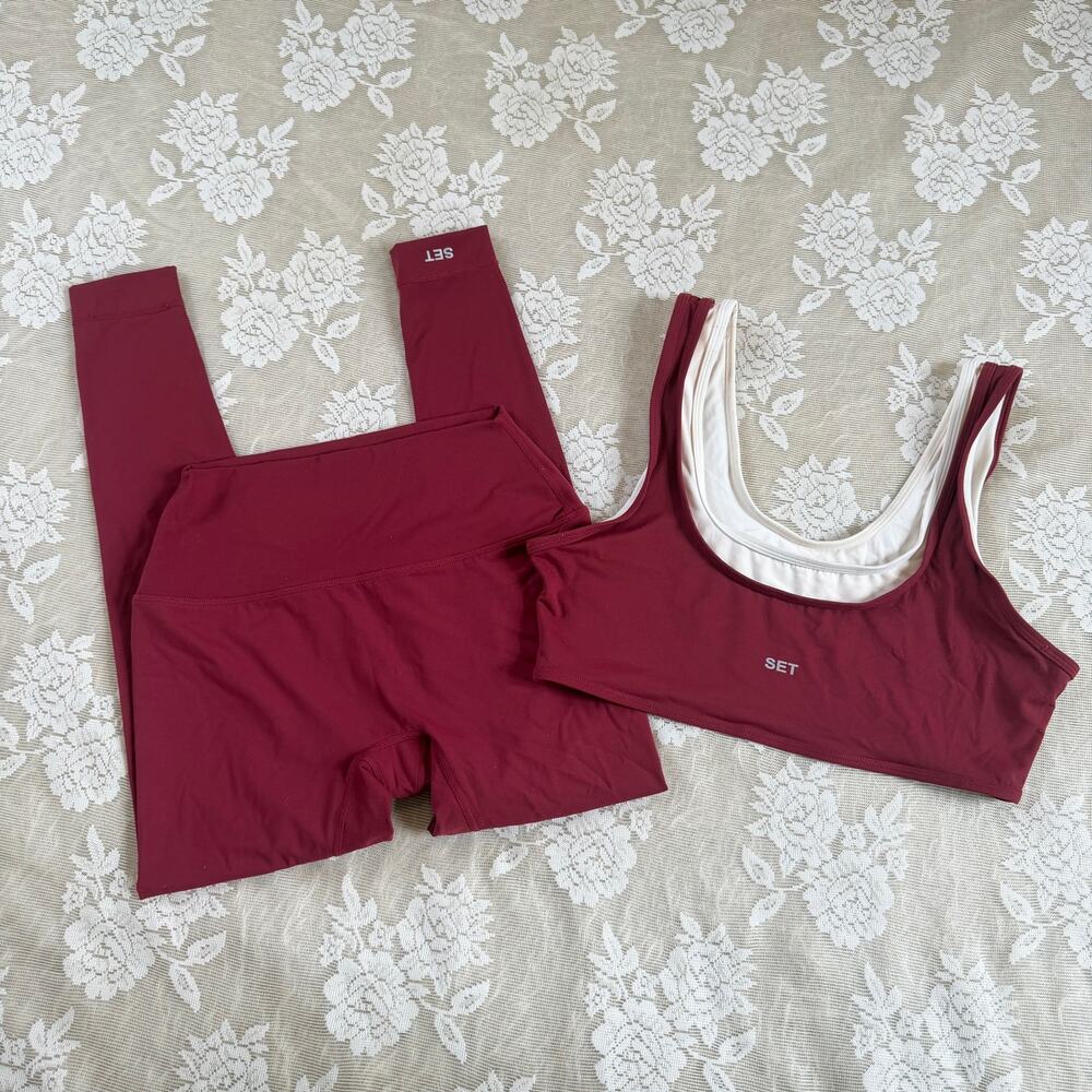 SET Active Burgundy AirLuxe Set Size L/M